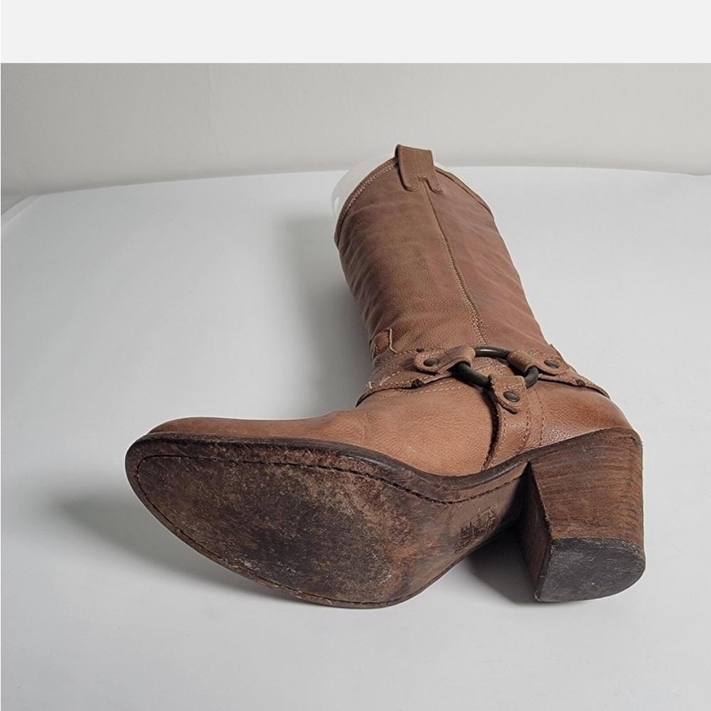 Frye Taylor (Vintage) Leather Western Boots - Picture 3 of 5